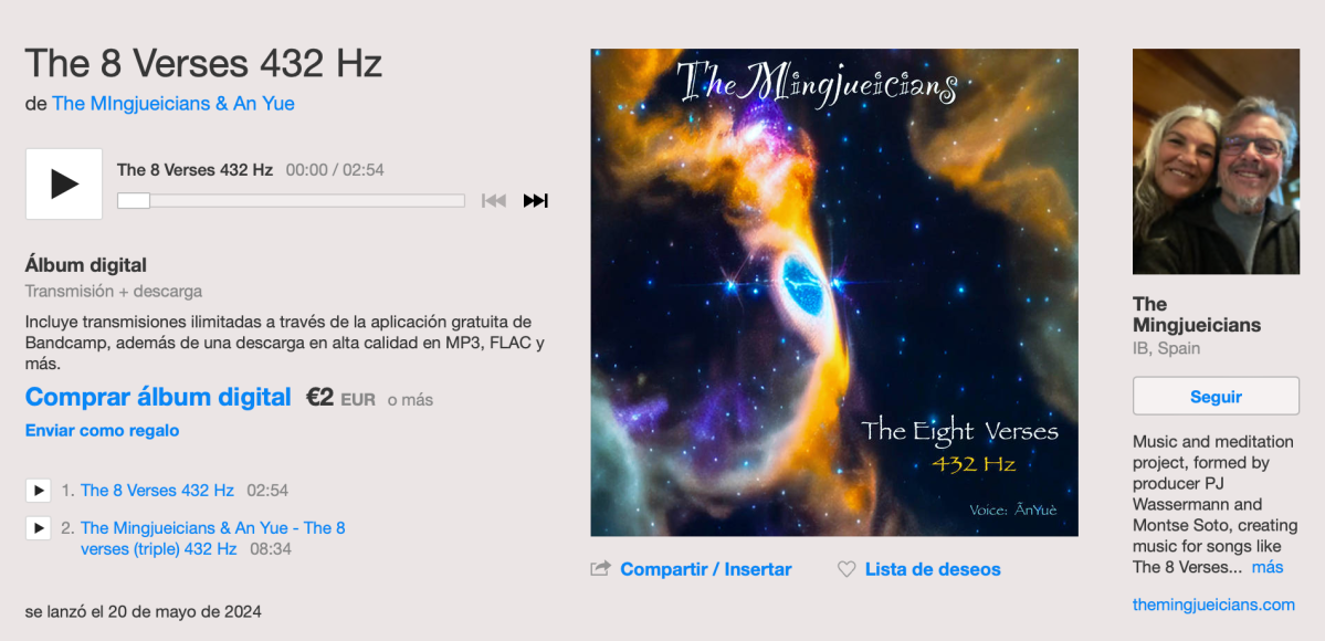 Nueva página: Zhineng Qigong, 8&nbsp;versos